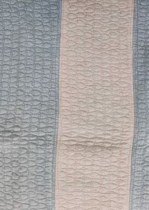 Cotton Quilted Stripe Sofa Cover/Rug