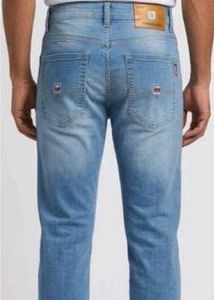 Light Blue Denim Jeans | Men's Straight Fit |