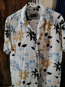 Floral Print Short Sleeve Shirt