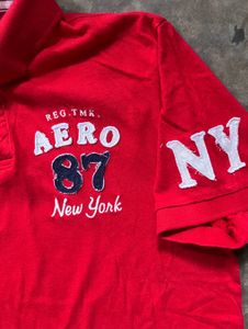Aeropostale Red Polo Shirt