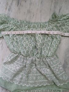 Embellished Off-Shoulder Blouse