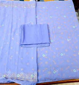 🇳🇿💫🎀Premium Georgette Embroidered Unstitched