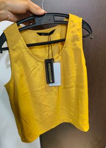 New Provogue Sleeveless Yellow Top