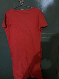 Red Graphic Pineapple T-Shirt