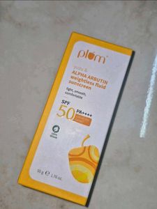 Plum Yuzu &amp; Alpha Arbutin Sunscreen