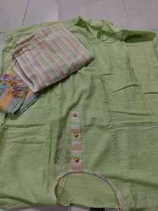 Beautiful Light Green dress material