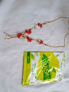 😍combo😍 handmade pendant with Facial Mask.