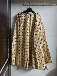 Embroidered Silk Ethnic Skirt