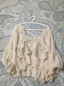Bohemian Lace Crop Top