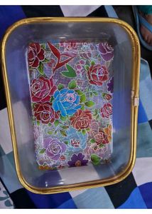 Floral Decorative Tray