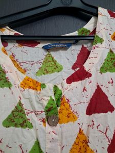 Triangle Print Midi Dress