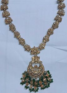 Stunning Crystal Gold-Toned  Necklace