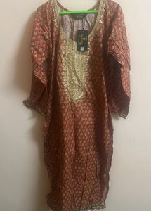 Beautiful Red Ethnic Kurta set