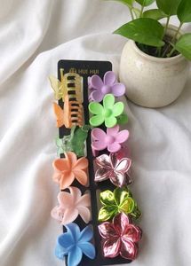 Cute Flower & Butterfly Hair Clips Set