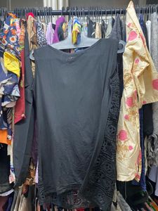 Black Lace Tank Top