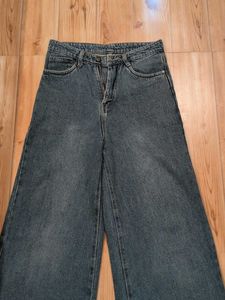 Wide Leg Denim Jeans