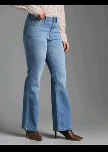 Light Wash Bootcut Denim Jeans