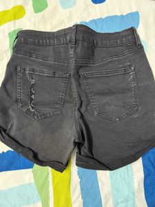 Refuge Distressed Denim Shorts
