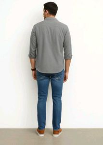 DEELMO Men’s Stylish Cotton Blend Casual Shirt ||