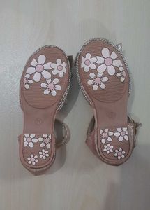 Sparkly Flower Girl Sandals