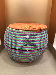 Jute Round Bowl Box (24Rasgulla Can Be Put)
