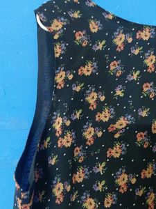 Floral Print Sleeveless Dress