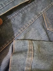 Stylish Pearl Embellished Denim Jacket