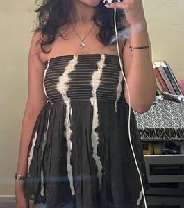 Boho Smocked Tube Top