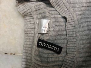 H&amp;M Ribbed Crew Neck Long Sleeve Top