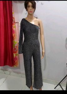 Glittery Slim Fit Jumpsuit
