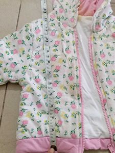 Warm Floral Baby Jacket