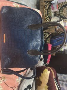 Stylish Blue Handbag
