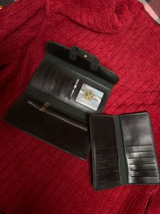 Classic Leather Wallet Set
