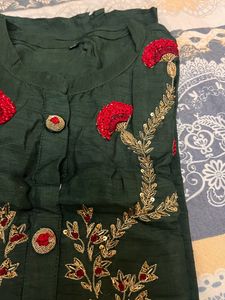 Green Heavy Kurta