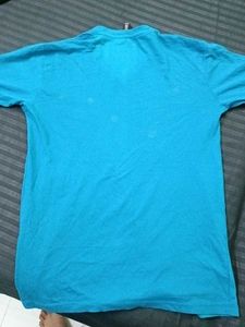 Men's Blue Graphic T-Shirt
