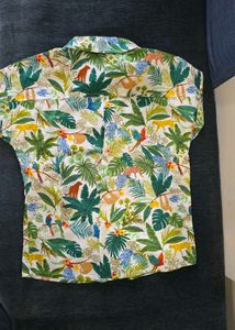 Stylish Boys' Tropical Shirt &amp; Jeans Set