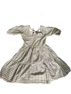 Gingham Tiered Mini Dress