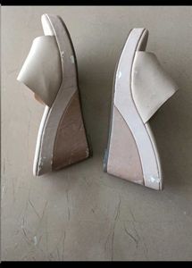 Stylish Beige Slip-On Sandals