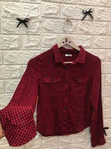 Red and Black Checkered Shirt🕸️🕷️