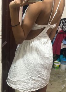 White Cutout Dress