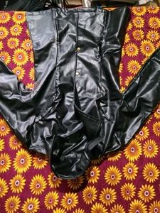 Black Faux Leather Jacket