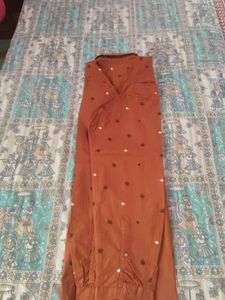 Men's Rusty brown shirt with full sleeves