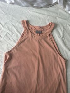 Peachy Pink High Neck top
