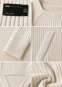 IVORY RIBBED KNIT LONG-SLEEVE BODYSUIT