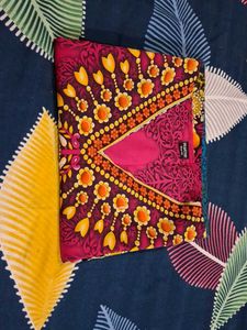 Vibrant Ethnic Kaftan Dress