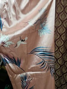 Silky Satin Pink Night Suit