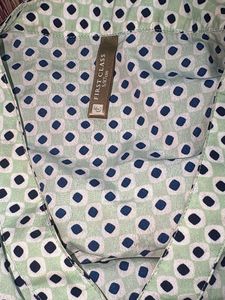 Light Blue Polka Dot Kurti