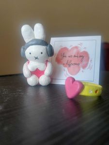 Miffy with Headphones Desk Buddy 🎧🩷