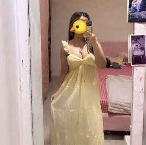 Boho Yellow Maxi Dress