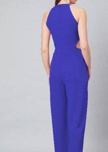 Blue Halter cut- Jumpsuit- M SALE